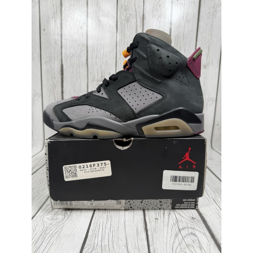 Air Jordan 6 Retro Bordeaux CT8529-063 Men's Size 9.5 With Box